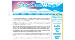Desktop Screenshot of mistydawndesigns.com