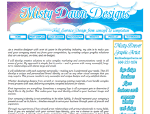 Tablet Screenshot of mistydawndesigns.com